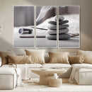 Burning Incense and Zen Stones Buddhism Wall Art, Zen Stones by MyGreatCanvas | Canvas Wall Art Prints | Photo Prints & Wall Decor