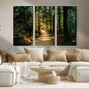Natural Landscape Wall Art Relaxing Forest Canvas Print