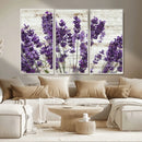 Lavender Canvas Wall Art Flower Print