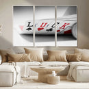 Framed Luck Poker Cards Canvas – Modern Triptych Wall Art,