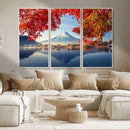 Mount Fuji Canvas Wall Art Japan Autumn Mountain Canvas