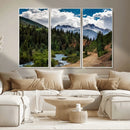 San Juan Nal Forest Wall Art Landscape Canvas Print