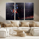 American Football Wall Art Canvas Print, Stadium Sport Wall