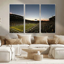 Oregon Ducks Football Team Print - Eugene Autzen Stadium