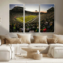 Oregon Stadium Canvas Wall Art - Captivating Game Day Scene