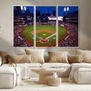 St. Louis Cardinals Baseball Team Print - Busch Stadium Wall by MyGreatCanvas | Canvas Wall Art Prints | Photo Prints & Wall Decor