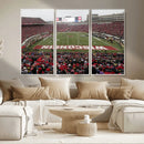 Wisconsin Badgers Team Print Canvas - Madison Camp Randall