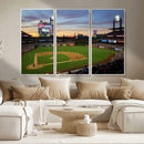 Citizens Bank Park Philadelphia Phillies Wall Art Canvas |