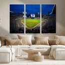 Truist Park Night Game Canvas Art - Atlanta Braves Stadium by MyGreatCanvas | Canvas Wall Art Prints | Photo Prints & Wall Decor