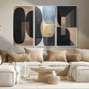 Minimalist Wabi Sabi Abstract Geometric Wall Art Canvas