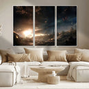 Avengers Planet Wall Art Canvas Print