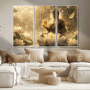 Golden Buddha Wall Art | Yoga Room Decor and Meditation Room by MyGreatCanvas | Canvas Wall Art Prints | Photo Prints & Wall Decor