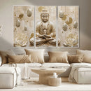 Serene Buddha Wall Art | Yoga Room Decor and Meditation Wall