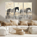 Vintage Horses Wall Art Canvas Print by MyGreatCanvas | Canvas Wall Art Prints | Photo Prints & Wall Decor