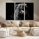 Bear Canvas Print | Wildlife Wall Art for Cabin Decor |