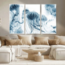 Abstract Jellyfish Canvas Print Wall Art