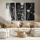 Winter Horse Snow Wall Art Canvas Print