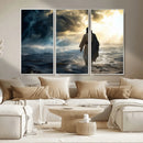 Jesus Walking Water Wall Art – Inspirational Christian