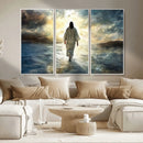 Jesus Walking on Water Wall Art | Canvas Print | Ready to