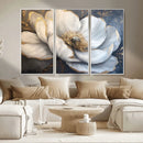 White Magnolia Flower Wall Art Canvas Print | Abstract by MyGreatCanvas | Canvas Wall Art Prints | Photo Prints & Wall Decor
