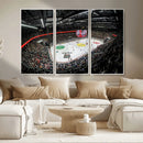 Vaudoise Lausanne Ice Hockey Arena Stadium Wall Art Canvas,