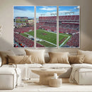 Florida Tampa Raymond James Stadium Wall Art Canvas Print -