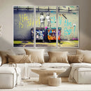 Banksy Life is Short Wall Art - Iconic Graffiti Art on by MyGreatCanvas | Canvas Wall Art Prints | Photo Prints & Wall Decor