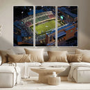 University of North Texas Mean Green Football Artwork,
