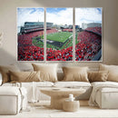 Cincinnati Bearcats Football Team Print - Nippert Stadium Wall Art Canvas Print