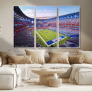 Buffalo Bills Football Team Print Canvas - Buffalo Highmark by MyGreatCanvas | Canvas Wall Art Prints | Photo Prints & Wall Decor