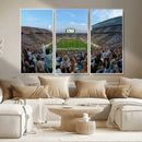 Michigan State Spartans Football Team Art Print - East