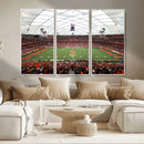 Syracuse University Orange Football Team Print - Syracuse by MyGreatCanvas | Canvas Wall Art Prints | Photo Prints & Wall Decor