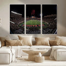Framed Texas Tech Red Raiders Stadium Canvas, Texas Tech Red