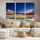 Rutgers Scarlet Knights Football Team Print - Piscataway SHI by MyGreatCanvas | Canvas Wall Art Prints | Photo Prints & Wall Decor