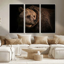 Wild Grizzly 399 Bear Canvas Wall Art Print, Bear Animal by MyGreatCanvas | Canvas Wall Art Prints | Photo Prints & Wall Decor