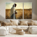 Jesus the Good Shepherd Wall Art Canvas Print -