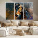 Abstract Horse Wall Art Canvas Print | Farmhouse Wall Decor by MyGreatCanvas | Canvas Wall Art Prints | Photo Prints & Wall Decor