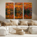 Fall Foliage Wall Art - Autumn Reflection Canvas Print, by MyGreatCanvas | Canvas Wall Art Prints | Photo Prints & Wall Decor