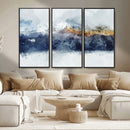 Abstract Mountain Range Art Canvas Print | 3 Panel by MyGreatCanvas | Canvas Wall Art Prints | Photo Prints & Wall Decor