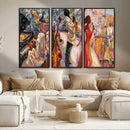 Abstract Afro American Jazz Canvas Wall Art | Music-Inspired by MyGreatCanvas | Canvas Wall Art Prints | Photo Prints & Wall Decor