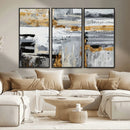 Abstract Painting Canvas Wall Art Print Paint Drip Art Brush