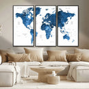 World Map Canvas Print – Framed Detailed Map of the World by MyGreatCanvas | Canvas Wall Art Prints | Photo Prints & Wall Decor
