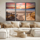 Sunset on the Sea Wall Art Canvas Print by MyGreatCanvas | Canvas Wall Art Prints | Photo Prints & Wall Decor