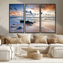 Serene Weather On The Beach Wall Art Canvas Print by MyGreatCanvas | Canvas Wall Art Prints | Photo Prints & Wall Decor