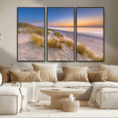 Sunrise On The Beach Wall Art Canvas Print
