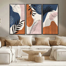 Boho Wall Art Canvas Print Set Mid-Century Prints Bohemian