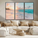 Beach Sunrise Wall Art, Coastal Seascape Canvas Print, Ocean by MyGreatCanvas | Canvas Wall Art Prints | Photo Prints & Wall Decor