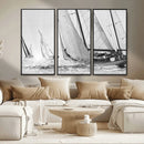 Yacht Sailboat Regatta Canvas Wall Art Canvas Print