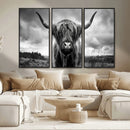 Scottish Cow Wall Art Canvas Print | Longhorn Wall Art | by MyGreatCanvas | Canvas Wall Art Prints | Photo Prints & Wall Decor