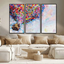 Don't Look Up Movie Canvas Wall Art - Vibrant Floating House